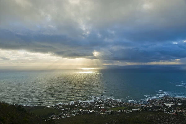 beauty in nature, camps bay, cape peninsula, cloud, cloudscape, coastline, day, horizon over water