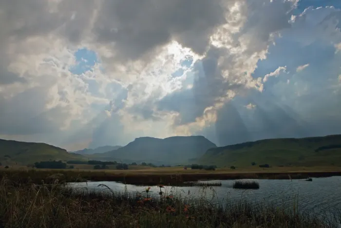 Framed Print : beauty in nature, cloud, day, drakensberg mountain range, hill, horizon, horizon over land Framed Print : beauty in nature, cloud, day, drakensberg mountain range, hill, horizon, horizon over land