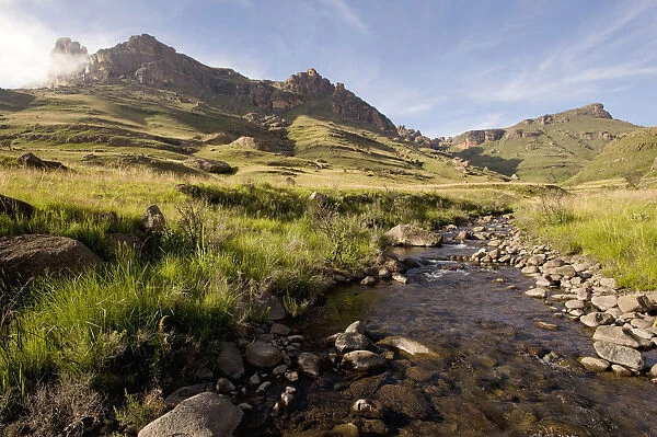 Beauty In Nature, Drakensberg, Grass, Green, Landscape, Mountain, Nature, Non-Urban Scene