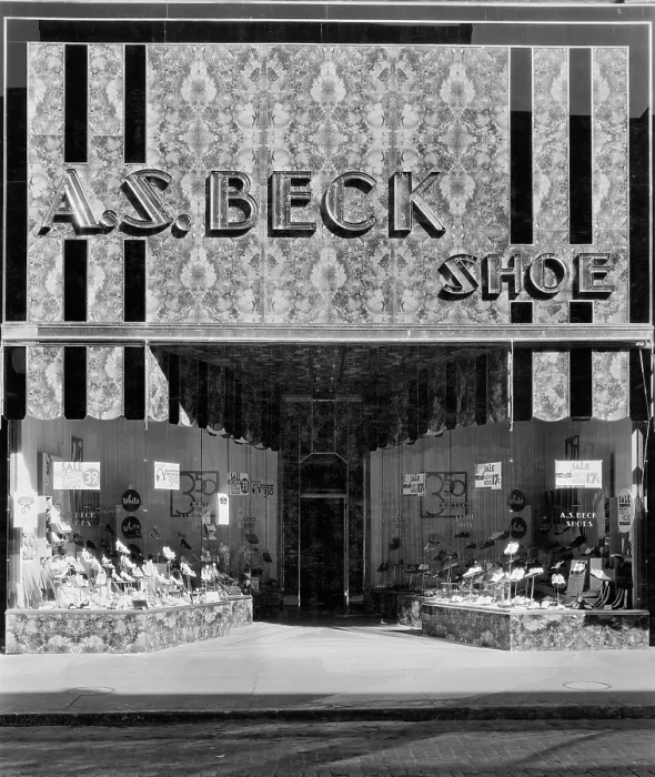 Framed Print : AS Beck Shoe Store Framed Print : AS Beck Shoe Store