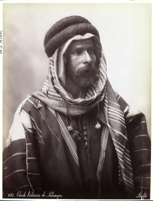 Framed Print : Bedouin Sheik In Traditional Robe Framed Print : Bedouin Sheik In Traditional Robe