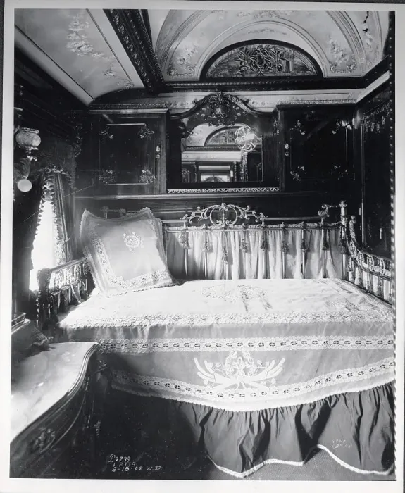 Framed Print : Bedroom in Charles Schwab's Private Railroad Car Framed Print : Bedroom in Charles Schwab's Private Railroad Car