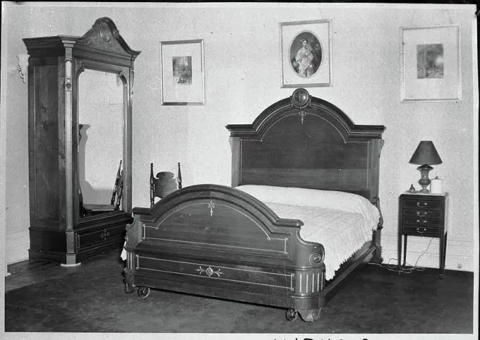 Framed Print : Bedroom Where President Roosevelt was Born Framed Print : Bedroom Where President Roosevelt was Born