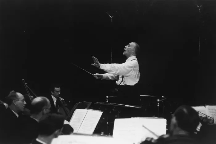 Framed Print : Beecham In Rehearsals Framed Print : Beecham In Rehearsals