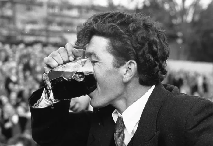 Framed Print : Beer Drinker Framed Print : Beer Drinker