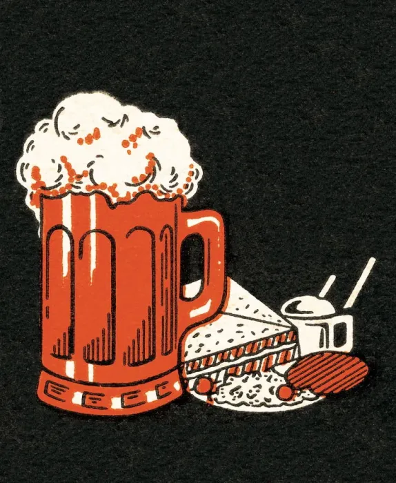 Framed Print : Beer and food Framed Print : Beer and food