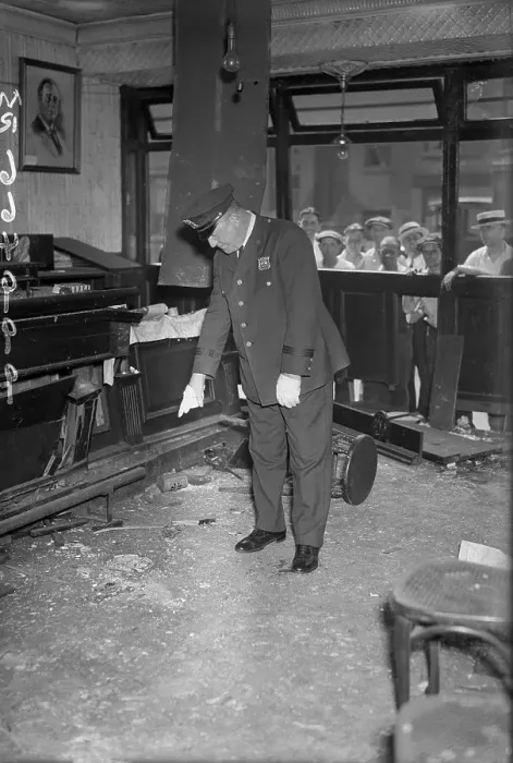 Framed Print : Beer Garden Bombing