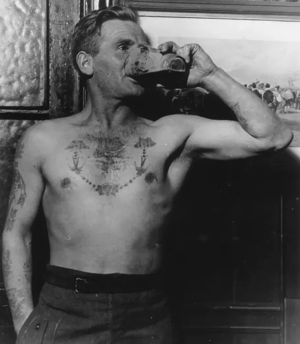 Framed Print : Beer And Tattoos Framed Print : Beer And Tattoos