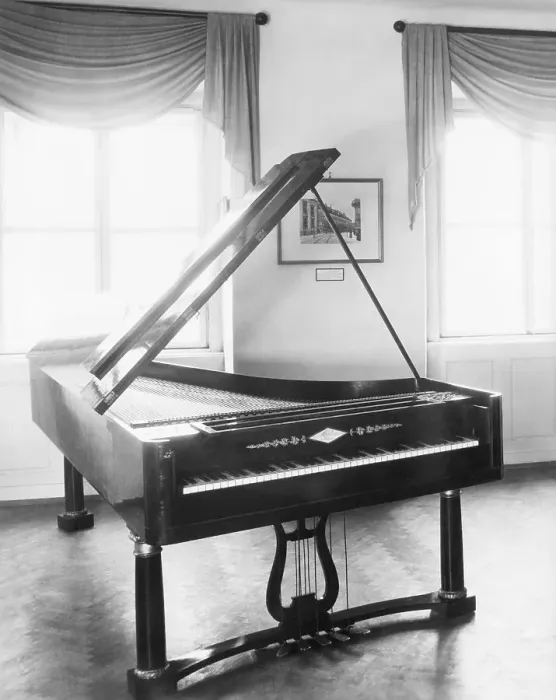 Framed Print : Beethoven's Piano in Beethoven-Haus Framed Print : Beethoven's Piano in Beethoven-Haus