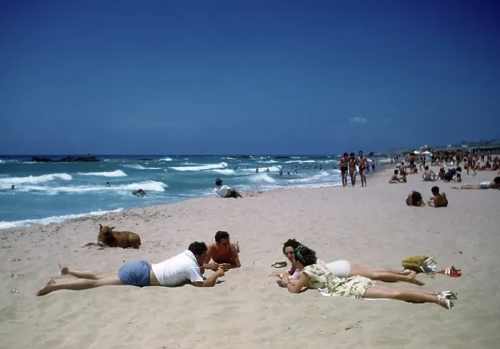Framed Print : BEIRUT BEACH LEBANON