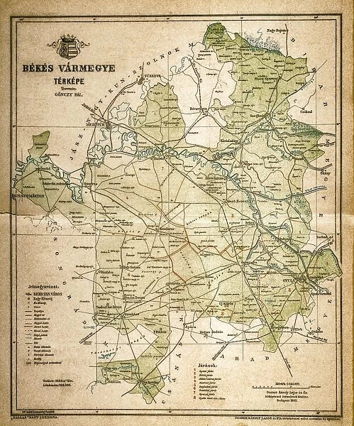 Bekes map. Illustration of a Bekes map