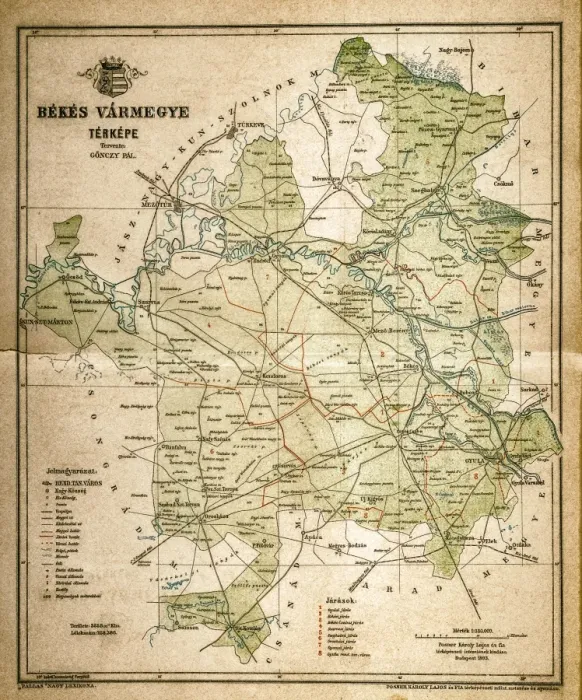 Framed Print : Bekes map. Illustration of a Bekes map Framed Print : Bekes map. Illustration of a Bekes map