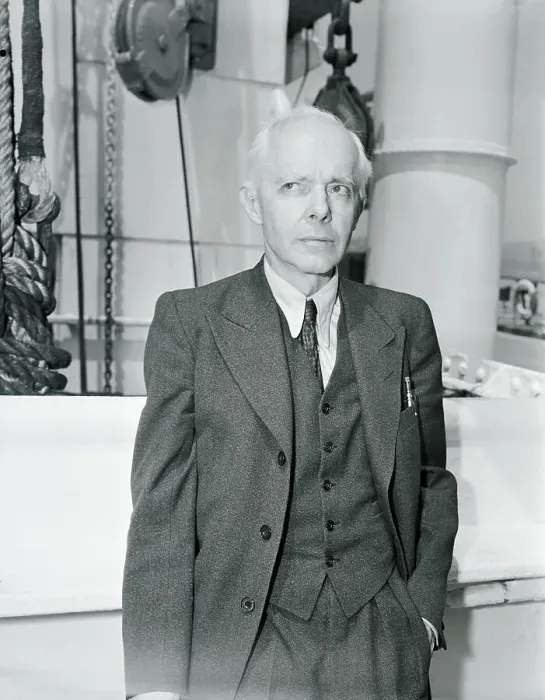 Framed Print : Bela Bartok Standing on Ship Deck Framed Print : Bela Bartok Standing on Ship Deck