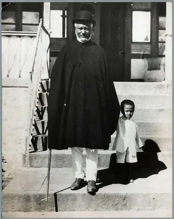 Framed Print : Belatin Getta Herouy with Grandson Framed Print : Belatin Getta Herouy with Grandson