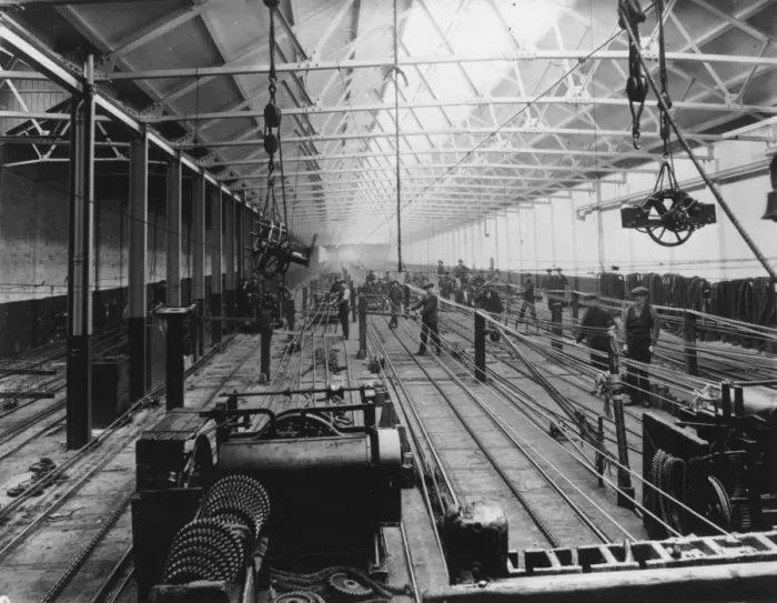 Framed Print : Belfast Rope-Yard