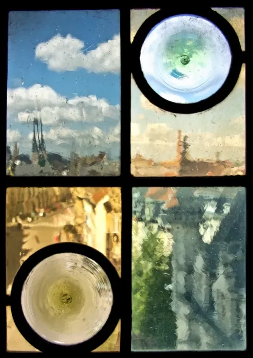 Framed Print : Belfry of Ghent, window view of the old town Framed Print : Belfry of Ghent, window view of the old town