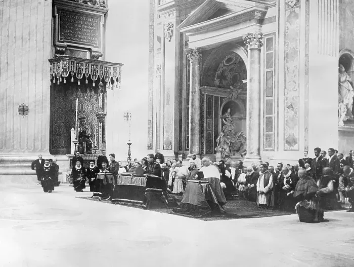Framed Print : Belgian Royal Family at Vatican Framed Print : Belgian Royal Family at Vatican