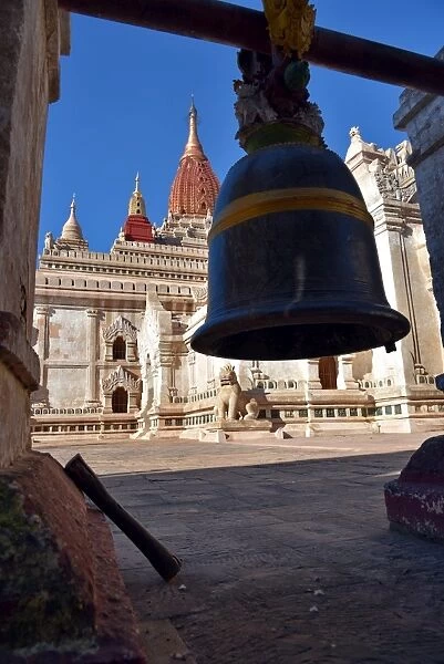 Bell at Ananda Phaya Bagan Buddhist Temple Unesco Myanmar