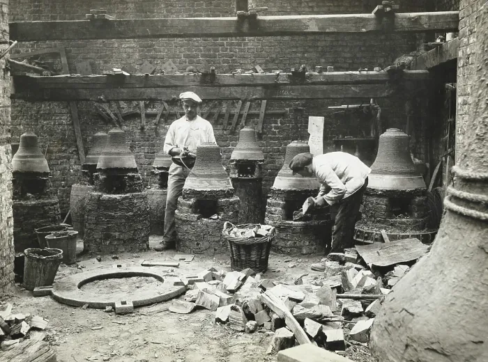 Framed Print : Bell Making Framed Print : Bell Making
