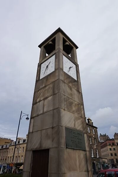 Bell tower at Festival Square, Edinburgh, United Kingdom