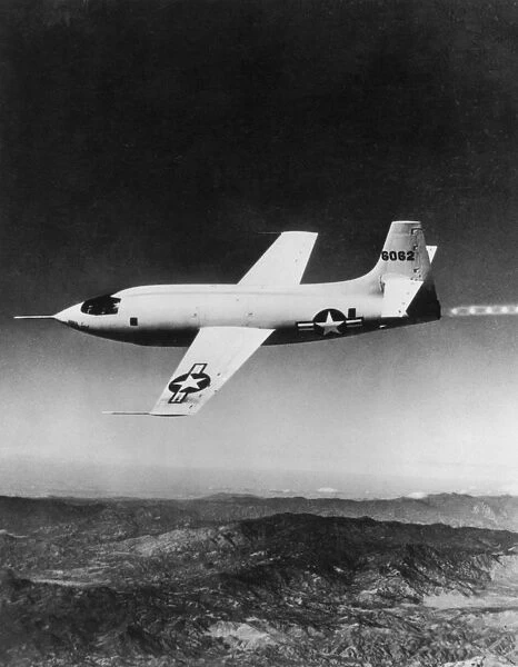 Bell X-1. The Bell X-1, the first aircraft to break the sound barrier, 1947