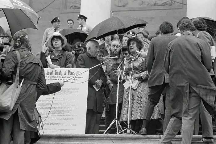 Framed Print : Bella Abzug with Antiwar Protesters Framed Print : Bella Abzug with Antiwar Protesters