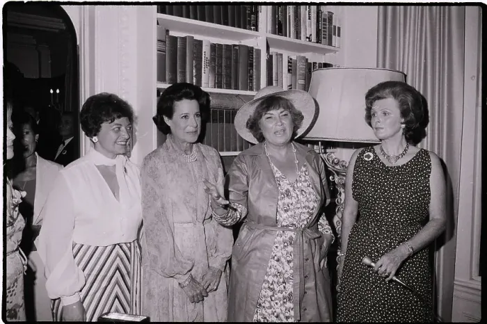 Framed Print : Bella Abzug, Kitty Carlisle & Friends Framed Print : Bella Abzug, Kitty Carlisle & Friends