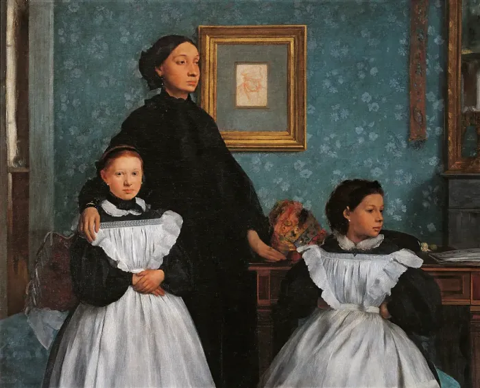 Framed Print : Bellelli Family, by Eduard Degas, 1860, 19th Century, oil on canvas Framed Print : Bellelli Family, by Eduard Degas, 1860, 19th Century, oil on canvas
