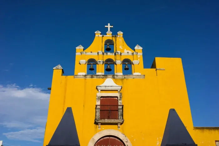 Framed Print : Bells of Iglesia del Dulce Nombre de Jesus, Campeche