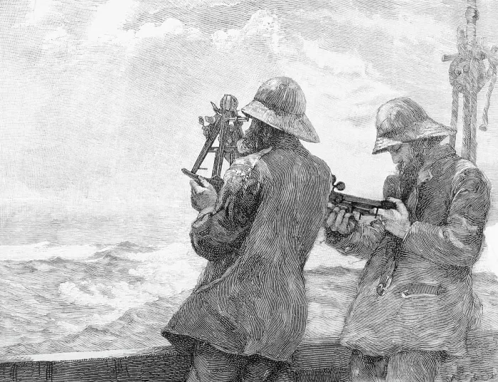 Framed Print : Eight Bells - Midday Observation by Winslow Homer Framed Print : Eight Bells - Midday Observation by Winslow Homer