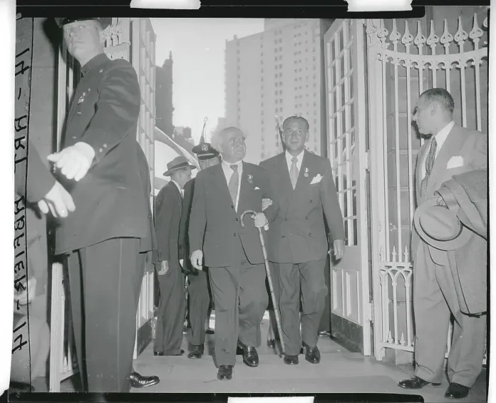Framed Print : Ben Gurion Arriving at City Hall Framed Print : Ben Gurion Arriving at City Hall