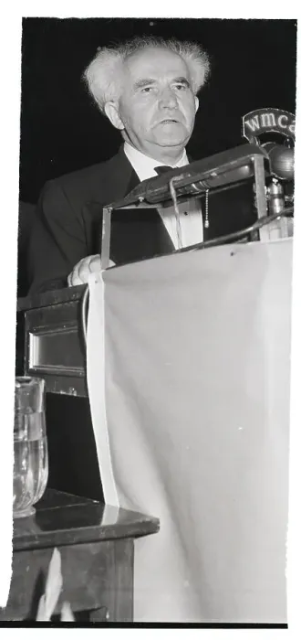 Framed Print : Ben-Gurion In New York Giving Speech Framed Print : Ben-Gurion In New York Giving Speech