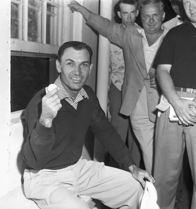 Framed Print : Ben Hogan Holding Golf Ball Framed Print : Ben Hogan Holding Golf Ball