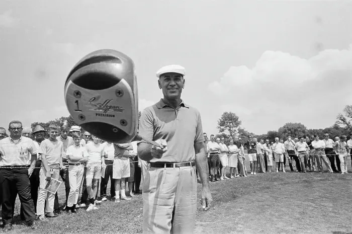 Framed Print : Ben Hogan Holding Golf Club Framed Print : Ben Hogan Holding Golf Club