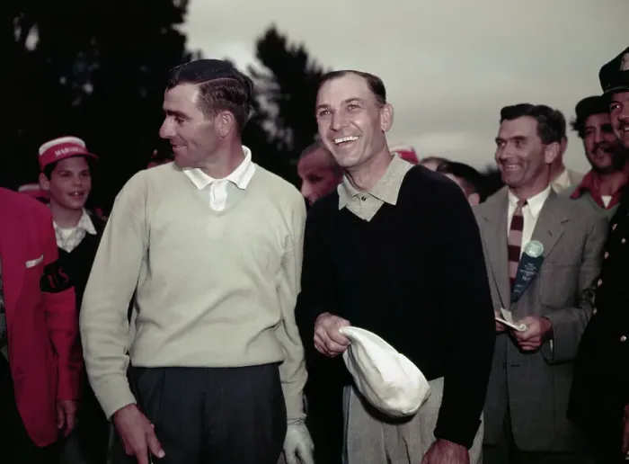 Framed Print : Ben Hogan and Jack Fleck at the US Open Framed Print : Ben Hogan and Jack Fleck at the US Open