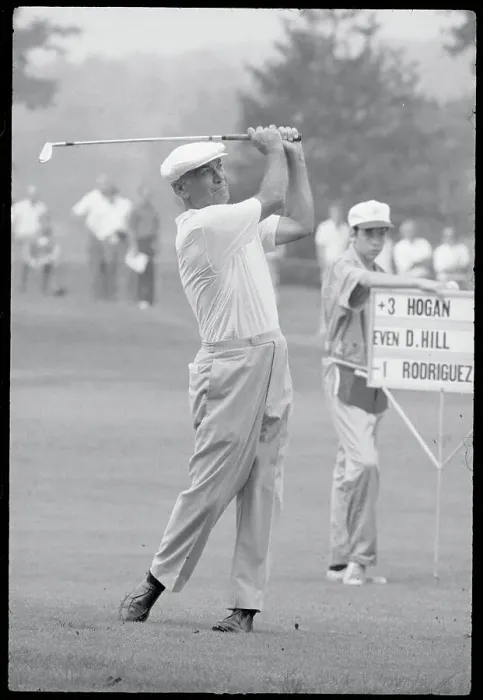 Framed Print : Ben Hogan Playing Golf Framed Print : Ben Hogan Playing Golf