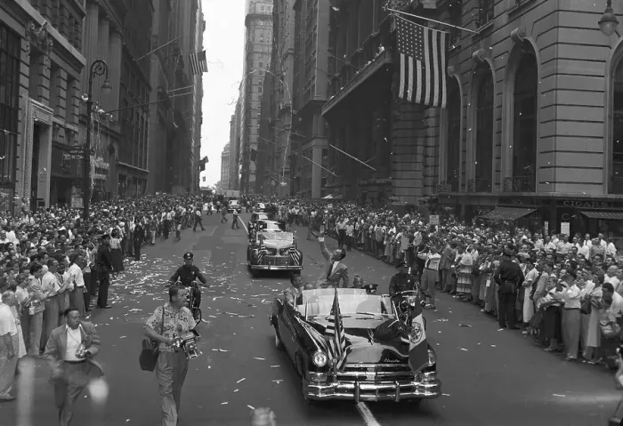 Framed Print : Ben Hogan in Ticker Tape Parade Framed Print : Ben Hogan in Ticker Tape Parade
