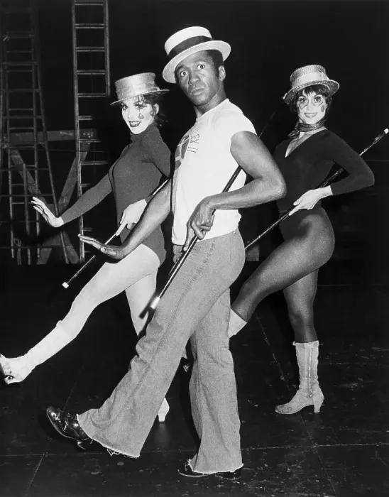 Framed Print : Ben Vereen and Dancers Rehearsing