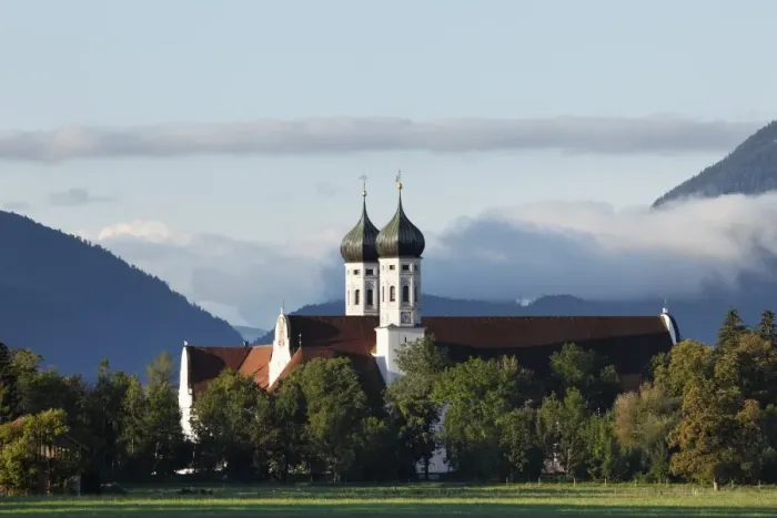 Framed Print : Benediktbeuern Abbey, Upper Bavaria, Bavaria, Germany, Europe, PublicGround Framed Print : Benediktbeuern Abbey, Upper Bavaria, Bavaria, Germany, Europe, PublicGround