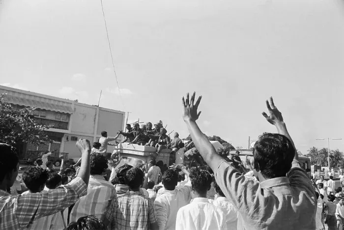 Framed Print : Bengalis Cheer Indian Troops In Dacca Framed Print : Bengalis Cheer Indian Troops In Dacca