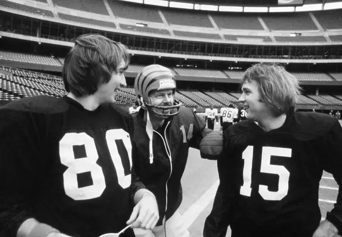 Framed Print : Bengals Players Conversing in Stadium Framed Print : Bengals Players Conversing in Stadium
