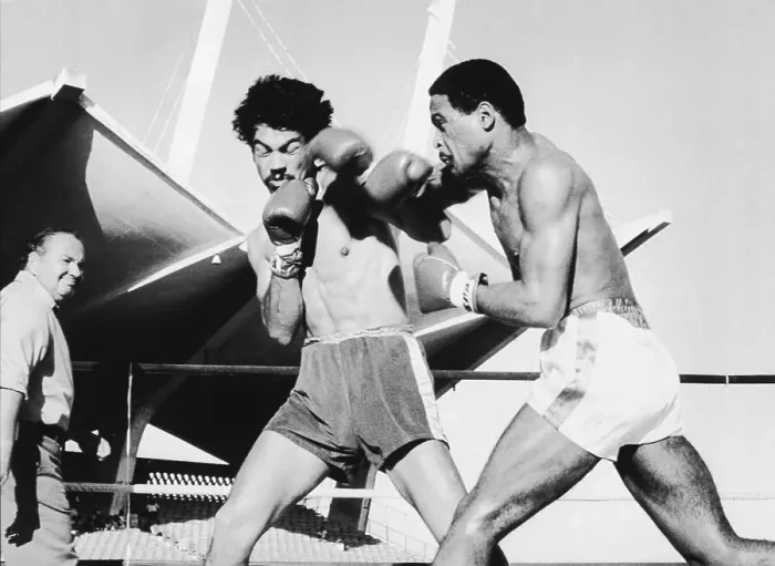 Framed Print : Benitez-Palomino Fight Framed Print : Benitez-Palomino Fight