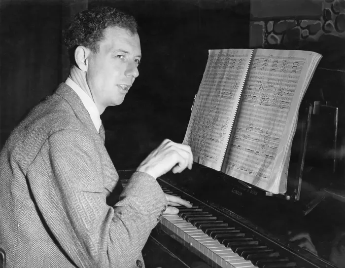 Framed Print : Benjamin Britten Framed Print : Benjamin Britten
