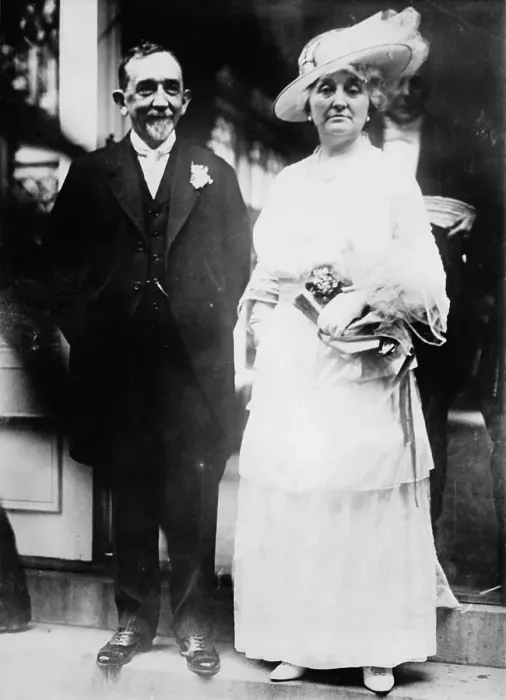 Framed Print : Benjamin Duke With His Wife Framed Print : Benjamin Duke With His Wife