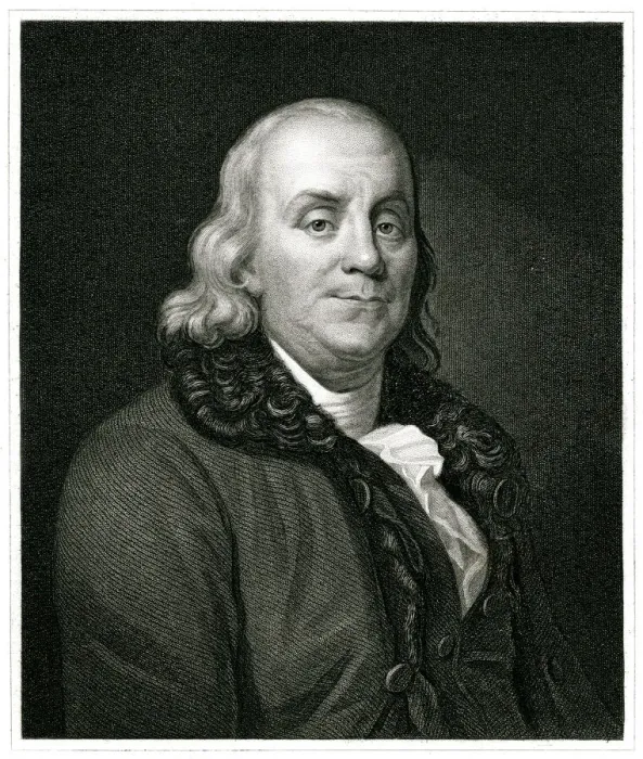 Framed Print : Benjamin Franklin Framed Print : Benjamin Franklin