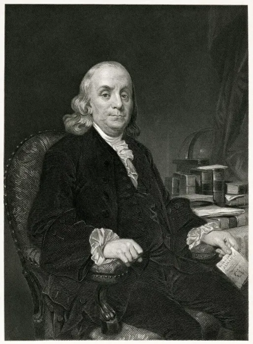 Framed Print : Benjamin Franklin Framed Print : Benjamin Franklin