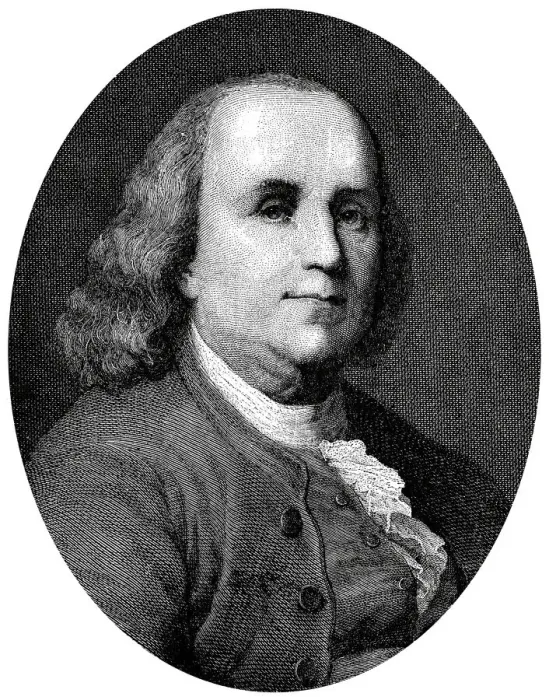 Framed Print : Benjamin franklin