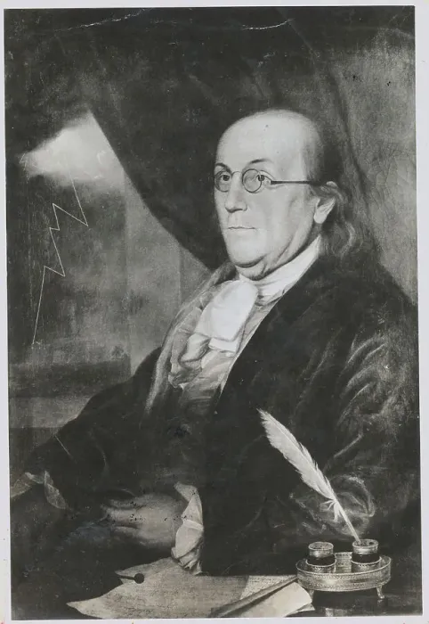 Framed Print : Benjamin Franklin by Charles Willson Peale