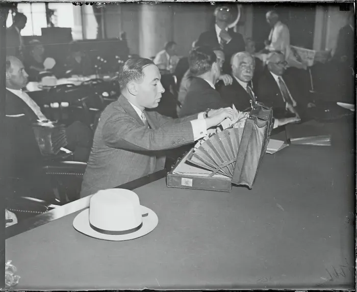 Framed Print : Benjamin J. Buttenwieser in Court Framed Print : Benjamin J. Buttenwieser in Court