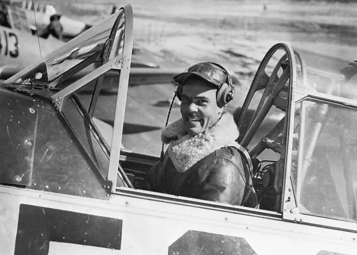 Framed Print : Benjamin O. Davis, Jr. in Cockpit Framed Print : Benjamin O. Davis, Jr. in Cockpit